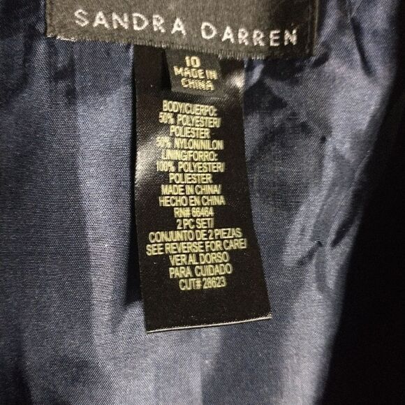 Sandra Darren Navy Semi-formal Set - Picture 6 of 12